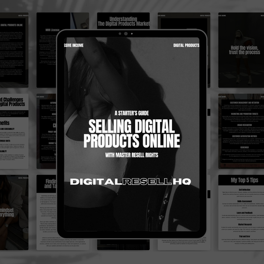 Starter's Guide to Selling Digital Products Online - Ebook w/MRR & PLR