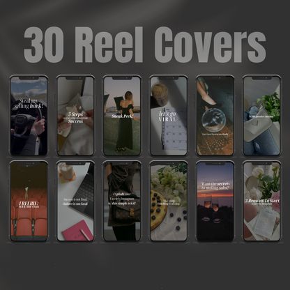 [Vol 1] 30 Days of Done-For-You Instagram Reels, Captions, Hooks, & Covers - MRR & PLR